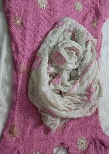 Pink Embroidered Salwar Kameez Suit