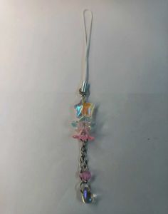 🌟🌷 Handmade Crystal Beaded Starry Phone Charm 🌸