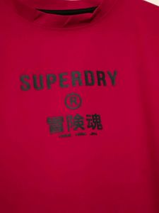 SUPERDRY  Oversized Red T-Shirt (Men&#39;s)