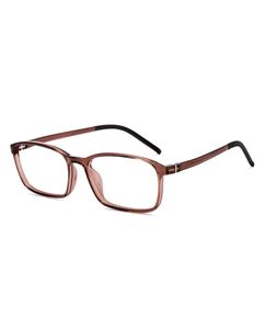 Transparent Brown Full Rim Rectangle Lenskart Air