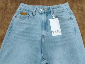 Wide Leg Light Wash Jeans