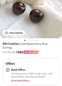 Cherry 🍒 Earrings Golden/ Silver