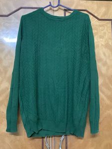 Dark Green Sweatshirt Cum Sweatshir
