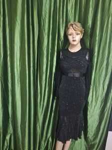 Elegant Black Lace Dress