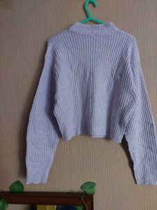 Lavender Knit Pullover