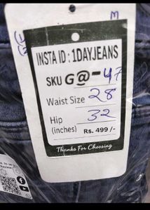 Stylish Jeans - Blue &amp; White For Ladies 2 Combo