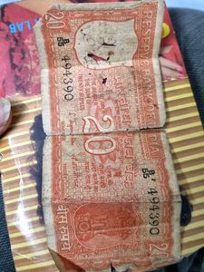 20 RS Old Note Orange   VERY Rare