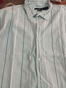 Striped Button-Down Shirt