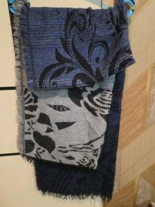 Stylish Blue Scarf woolen