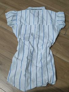 Striped White Shirt