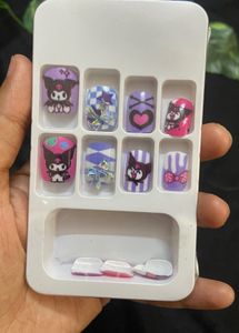 Kuromi Nail Extensions