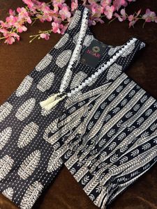 Cotton Kurta With Pants