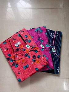 L Cotton Nighties Combo