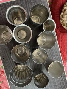 Stainless Steel Cups (Set of 10)
