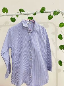 Striped Button-Down Shirt