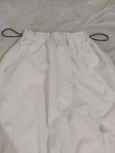 White Cargo Pants