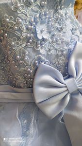 Baby Blue Frozen Elsa Frock Gown For Princess