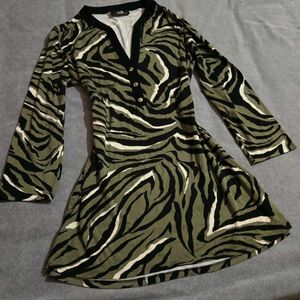 Animal Print Kurti