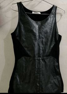 ZARA Leather Tank Top