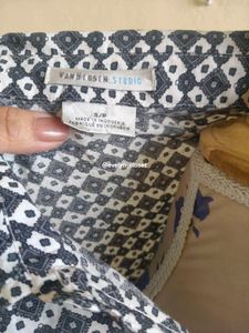 Patterned Long Sleeve Button-Down