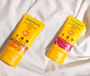Mamaearth Sunscreen Combo ✨