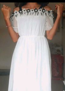 Sheer White Dress