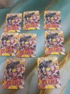 Naruto Collectible Cards - Set of 8