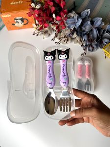 Sanrio Cutlery (spoon&amp;fork) - 1 Set