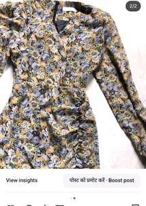 Floral Print Mini Dress