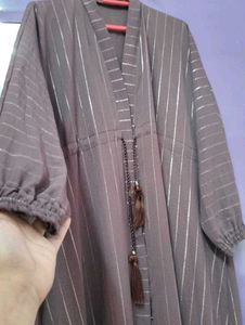 Striped Kimono Jacket / Abaya