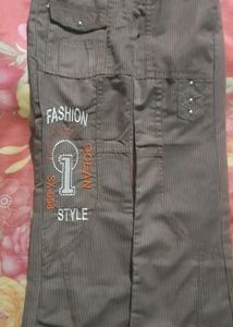 Soft And Comfortable Jeans Brown Colour And Good Condition