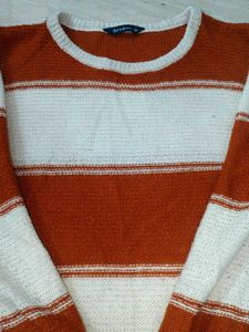 Striped Knit Pullover