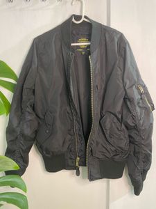 Black Bomber Jacket