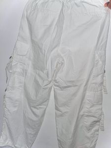 White Cargo Pants