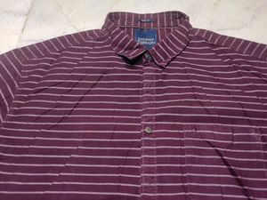 Striped Burgundy Shirt
