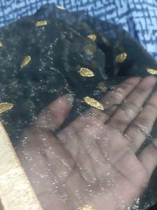 Black Net Dupatta