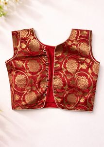 Elegant Brocade Only Blouse