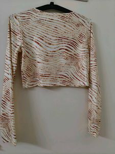 Stylish Animal Print Crop Top