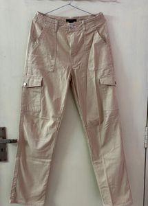 Beige Cargo Pants