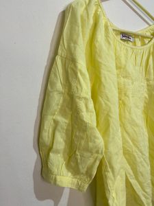 Lemon Yellow Blouse
