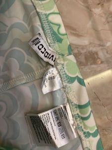 Green Patterned Two-Piece Set