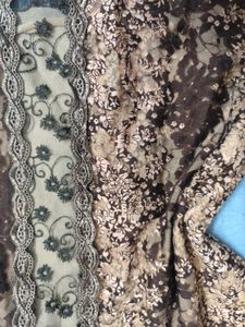 Brown Grungefairy /forestcore Lacey Top