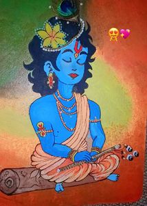 Krishna Art Print