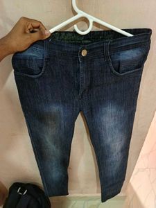 Dark Blue Denim Jeans
