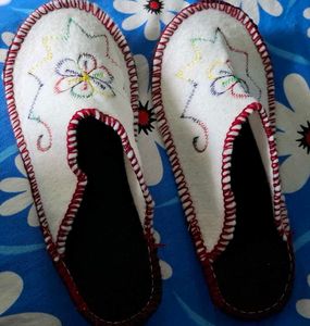 Embroidered Comfort Slippers