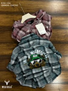 Wild Hills Grindal Checks Flannel Shirt(SizeM L XL