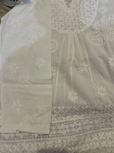 Cotton Handwork Chikankari Kurti