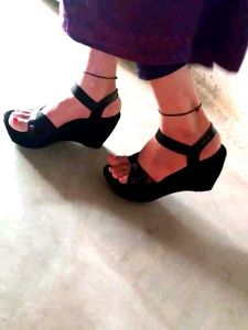 All Sizes Available For Beautiful Black Party Heel