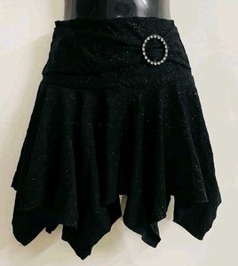 Black Mini Y2K Skirt