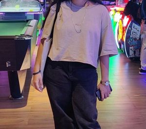 Oversized Crop Tshirt